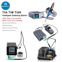 JCID Aixun T3A T3B Intelligent Welding Station With Soldering Iron T115 T245 T210 Handle Welding Tips For PCB SMD BGA Repair