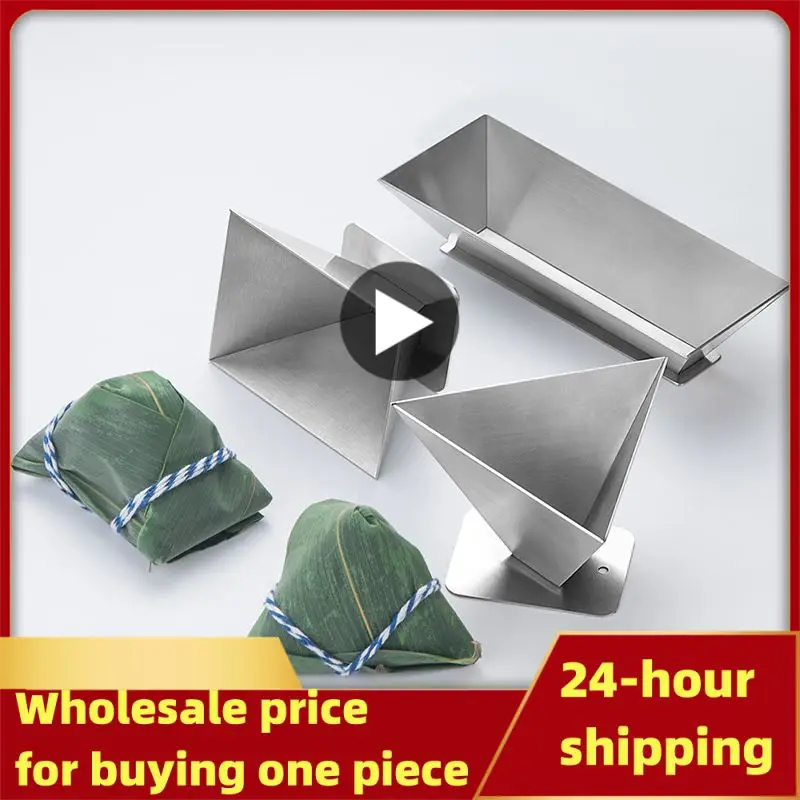 Triangular Rice Ball Sushi Dumpling Zongzi Mould Tools Rice-pudding Baking Molds Kitchen Accessory Hinese Food Tools