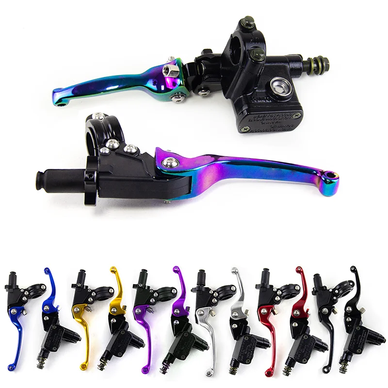 Motorcycle Hydraulic Cylinder Clutch Lever For CRF YZF XR CQR XR CQR KLX RMZ Brake Pump Handle Dirtbike CNC Vehicle Handlebars
