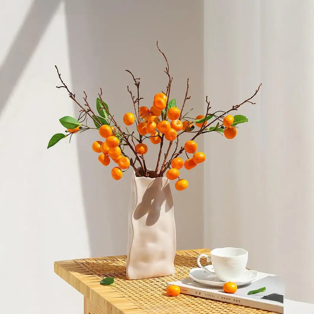 New little rrange Artificial Fruit long branch Simulation flowers For Home Wedding decor birthday party Christmas decoration