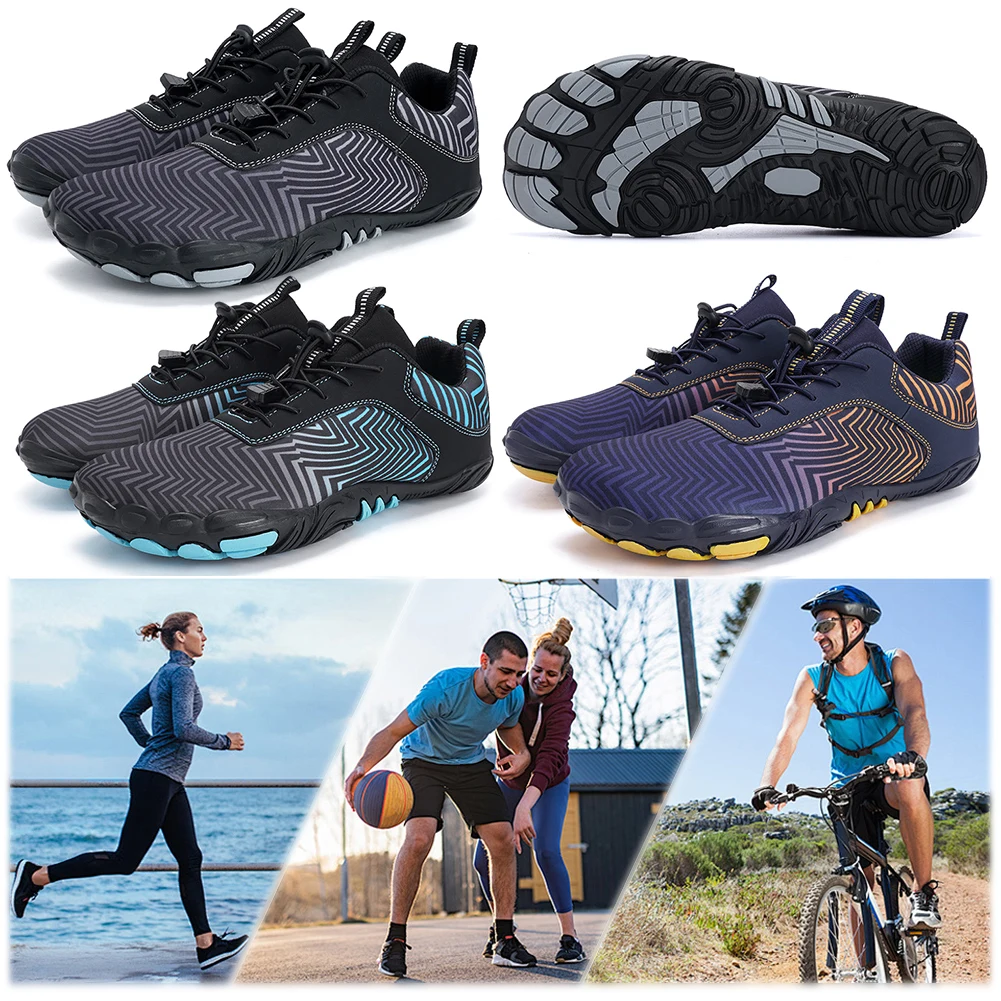 Zapatos de agua descalzos, zapatillas de playa, secado rápido, antideslizantes, para gimnasio, Fitness, correr, senderismo