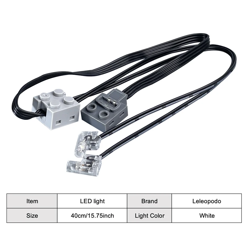 1/2/5/10 قطعة جديد MOC وظائف الطاقة أجزاء مصباح ليد ربط خط كابل 8870 قطار السيارة نموذج ضوء تعديل صالح 61930 8293 كتلة