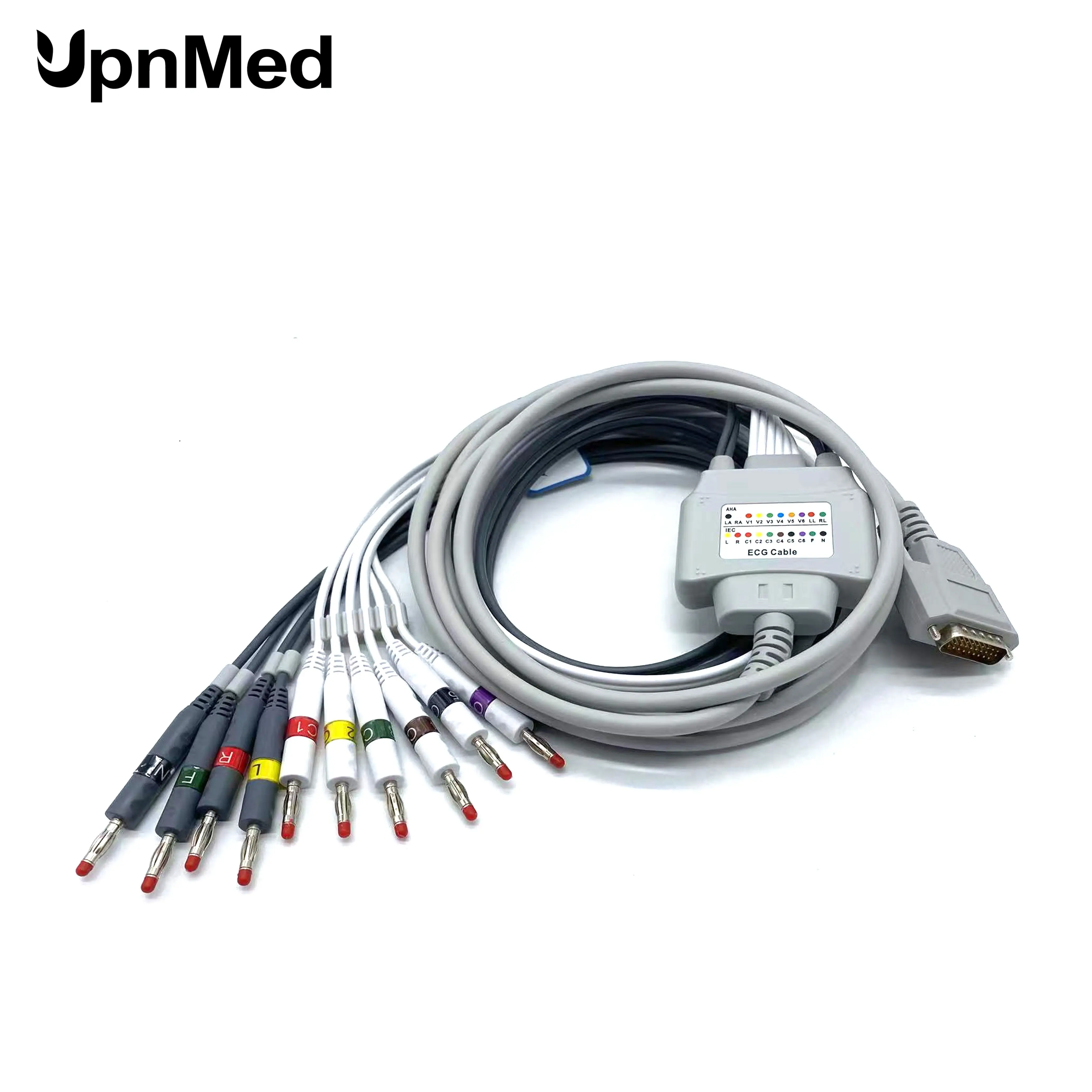 Compatible Zoncare iMac 300 Machine Patient 10lead ECG Cable, 26pins