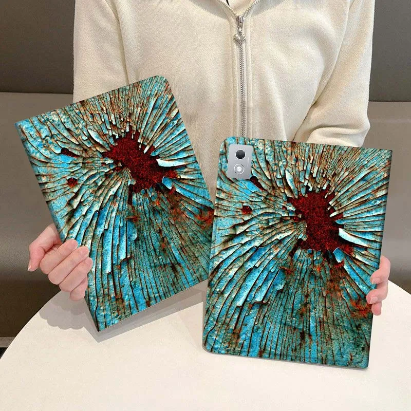

Rusty iron sheet pattern For Legion Xiaoxin Pad P12 Pro Y900 GT 2023 2025 12.1 12.7 14.5 inch Tablet Case