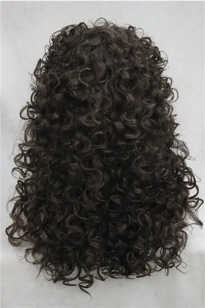 Ladies Long Curly Wave Daily Fluffy Hair Wig+Wig Cap