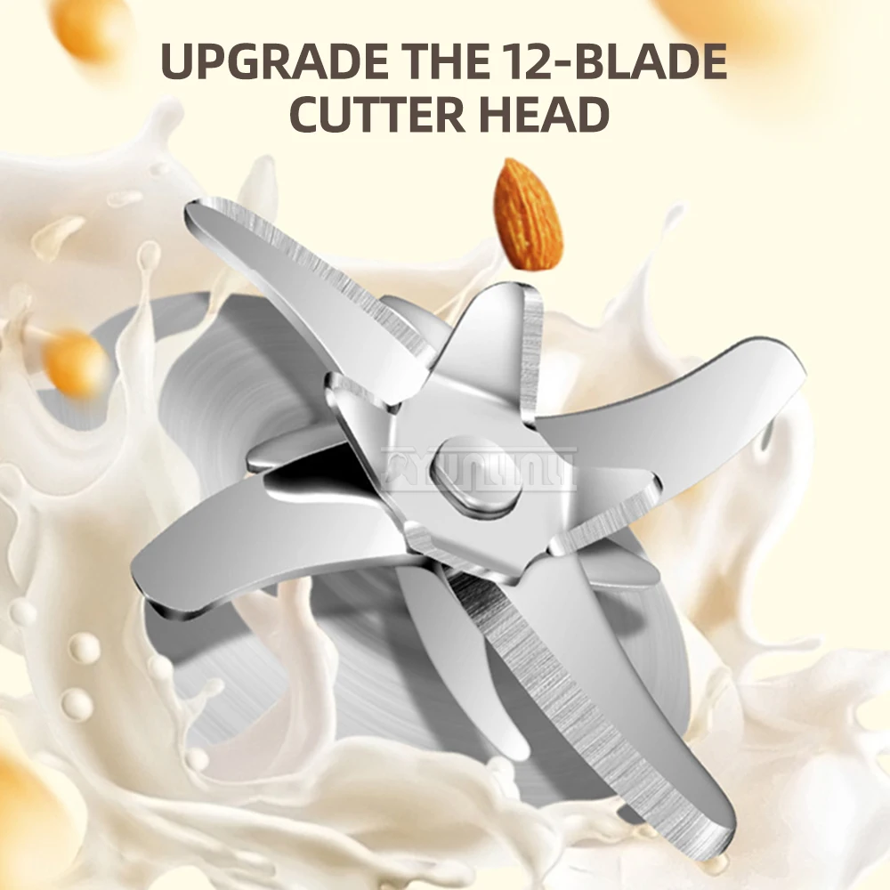 2025 نسخة خلاط مطحنة حليب الصويا تصفية مجانية الفولاذ المقاوم للصدأ آلة حليب فول الصويا العزل التكميلي