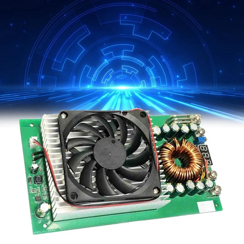 DC-DC 1500W Adjustable Multifunction Module 25-90V To 2.5-60V High Power Regulated 50A Car Power Module Durable Easy Install