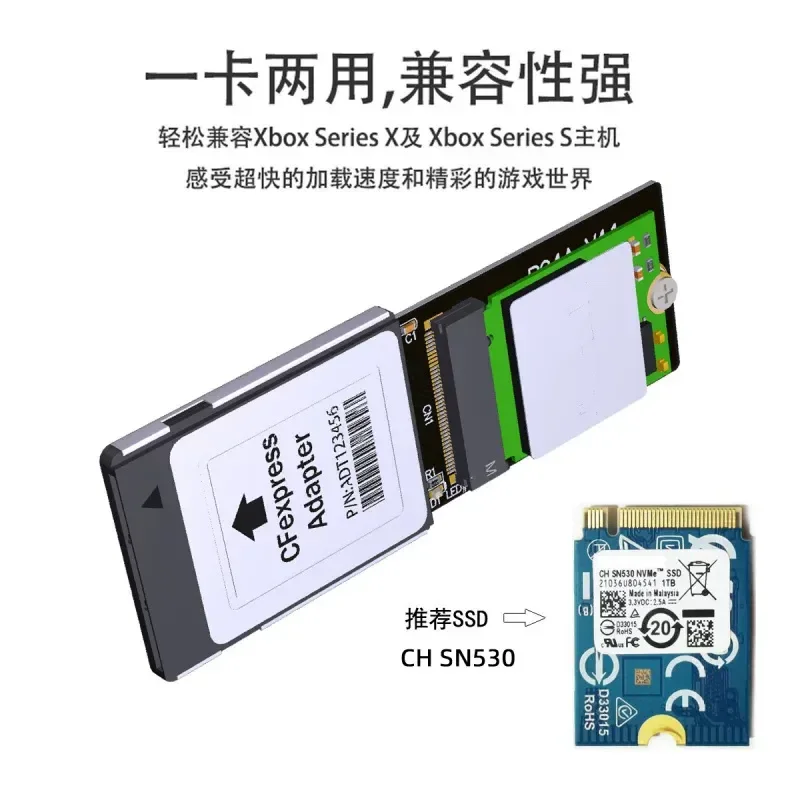 for NVME Xbox Series X S 1TB Storage Expansion Card Replace Seagate SA-046 CFE Hard Drive