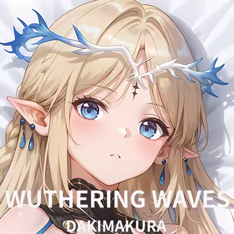 Wuthering Waves Cartethyia Dakimakura 2WAY Hugging Body Pillow Case Anime Pillow Cushion Cover