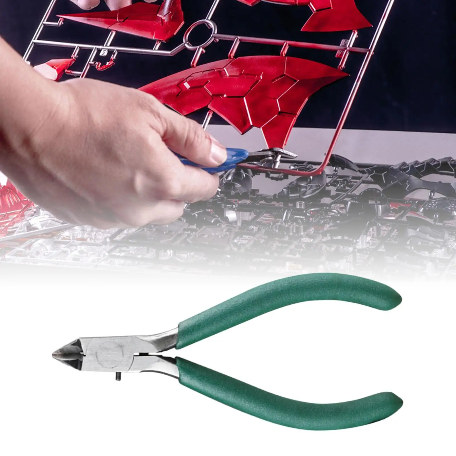 Model Thin Blade Pliers Mini Lighteweight Manual Tool Multifunctional Diagonal Pliers for Hobby Building Airplane Repairing