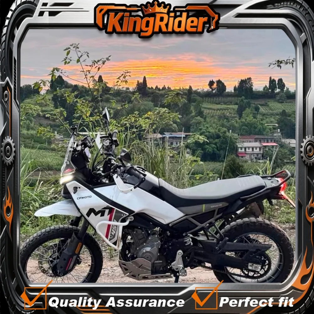 For CFMOTO 450MT 450mt motorcycle modified off-road armrest rear tail rack short tail integrated armrest rear tail