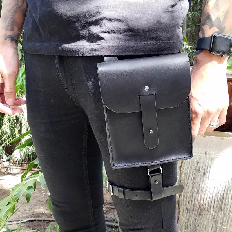 กระเป๋าคาดเอวสไตล์สตีมพังก์ กระเป๋าคาดต้นขาสไตล์ยุคกลาง กระเป๋าใส่โทรศัพท์แบบเรโทร กระเป๋าหนังคาดเข็มขัด กระเป๋าเงิน สำหรับผู้ชาย ผู้หญิง อุปกรณ์เสริมชุดไวกิ้งสำหรับผู้ใหญ่
