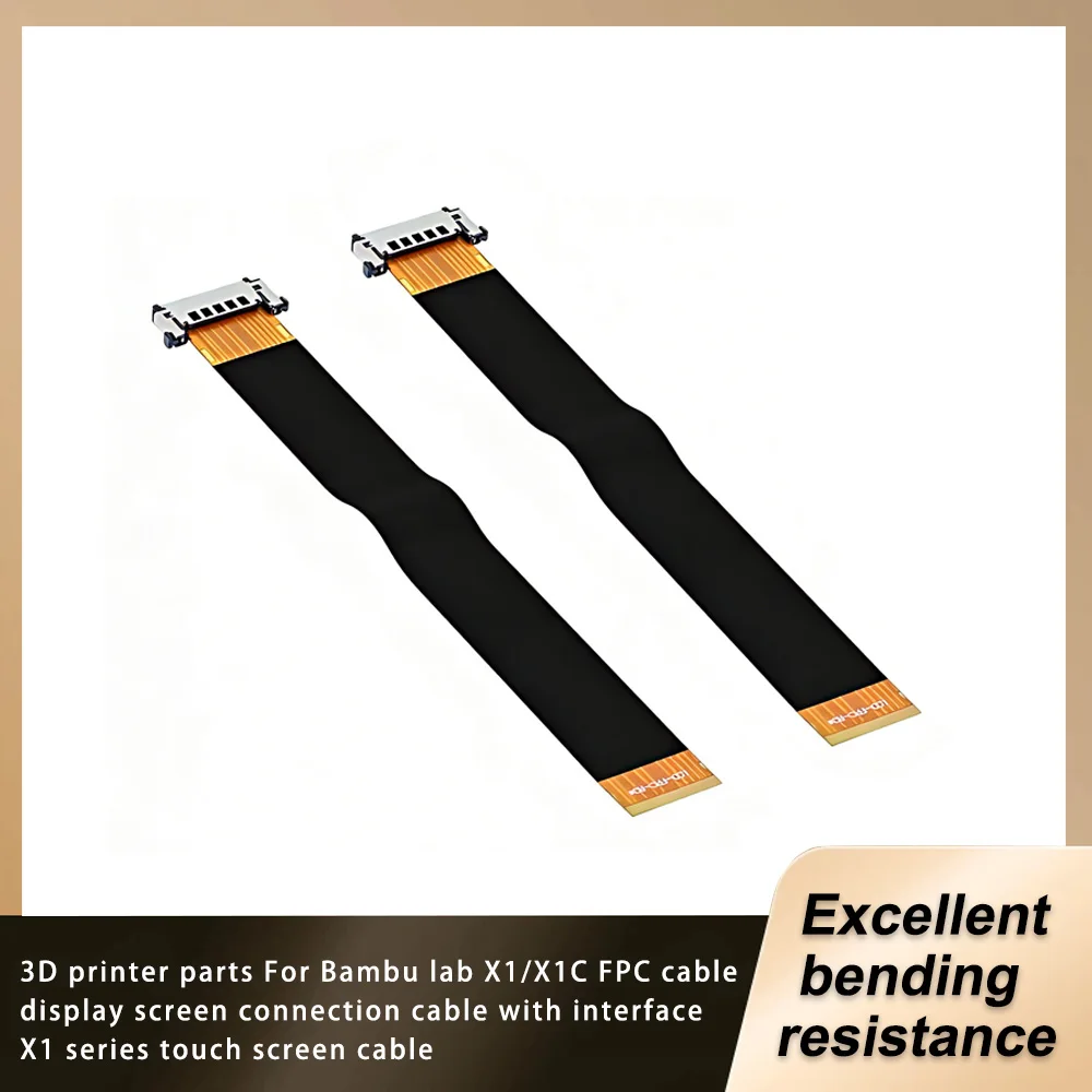 For Bambu lab 3D Printer Accessories X1 Series Touch Screen Cable With Interface X1/X1C FPC Cable Display Screen Connection