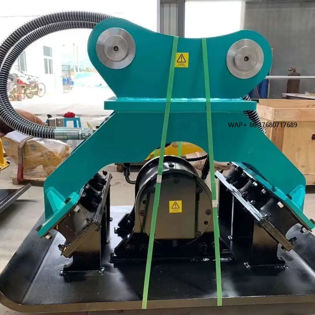 

Excavator Piling Machine with Motor Earth Compaction Plate Post Tamping Compactor for Ground Foundation