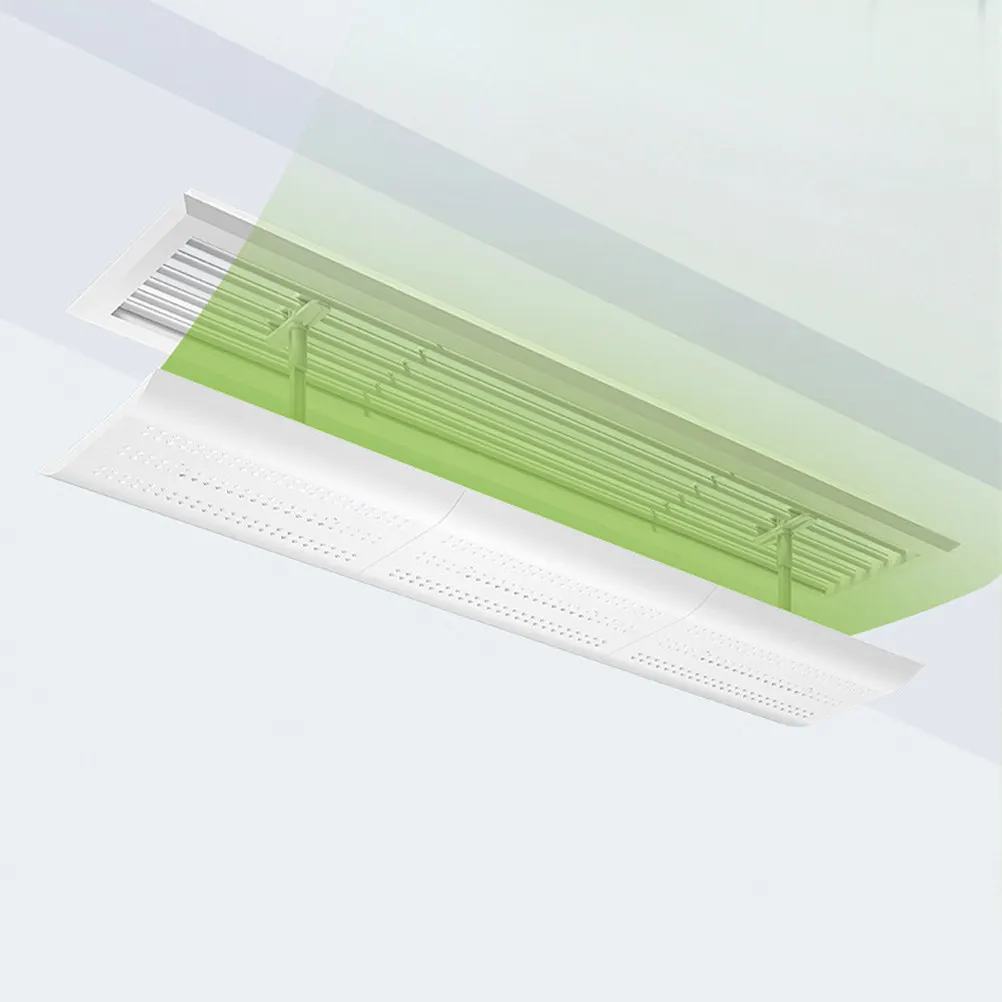 

Дефлектор для кондиционера из АБС-пластика, регулируемая вентиляционная решетка, универсальный настенный ограничитель воздушного потока для дома