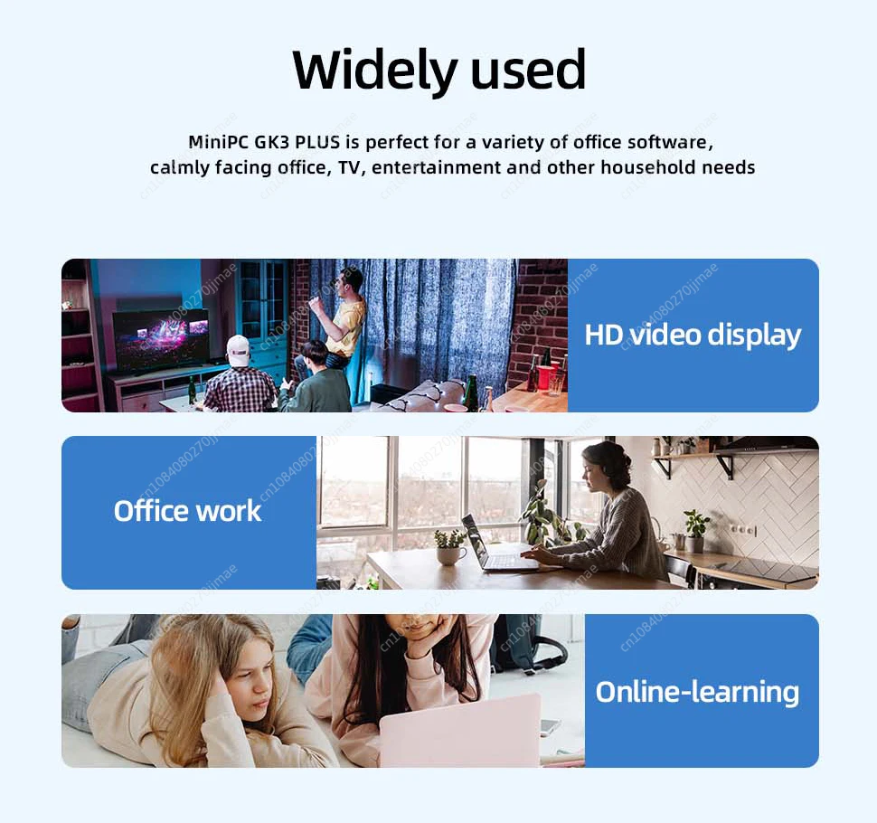 الجيل الثاني عشر N95 N100 CPU WIN11 PRO GK3PLUS DDR4 16 512G SSD التعليم رباعي النواة كمبيوتر صغير