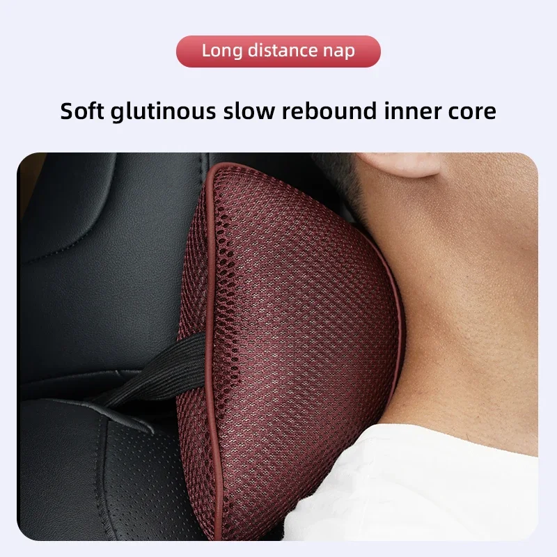

Emblems Lexus Car Seat Headrest Lce Silk Fabric Breathable For F SPORT LBX NX RX 350h 450h ES UX 300e GS GX LS LX CT LC RC GX460