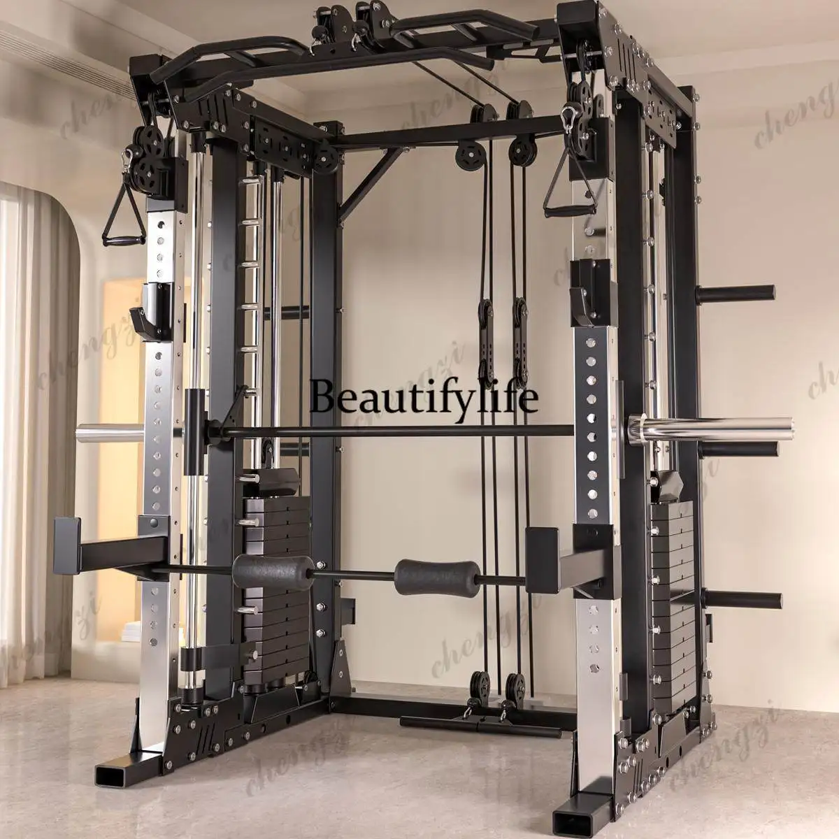 Commercial high and low pull multi-function, fitness home bench press strength, comprehensive trainer