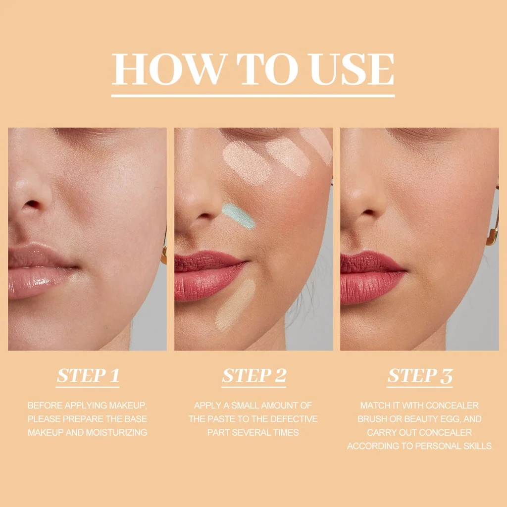 IMAGIC 12-Color Concealer PaletteTo Mix And Match For Full Face Concealer Makeup