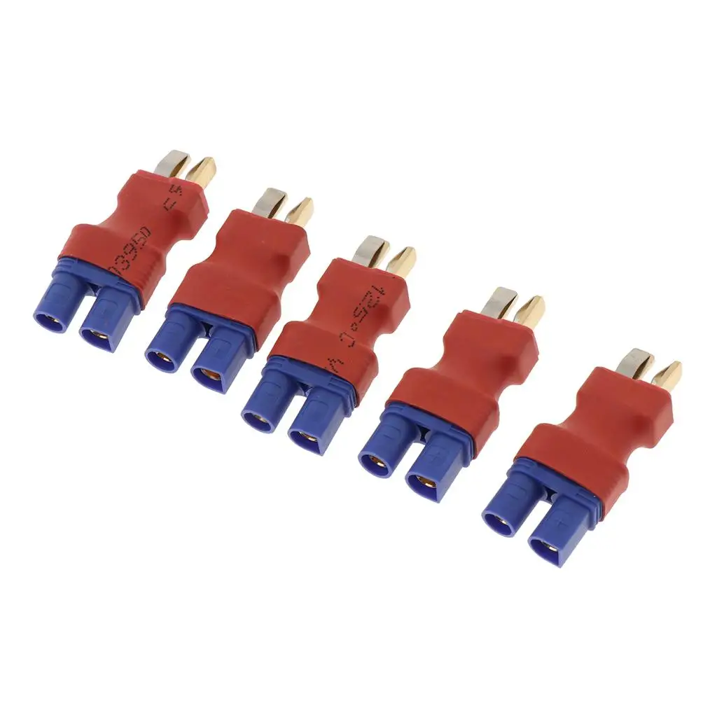 5 pacote Deans estilo 3 fêmea para Deans T plug adaptador de conector macho