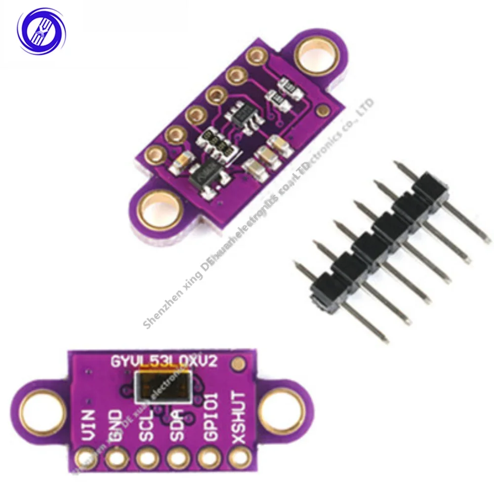 VL53L0X High Precision Laser Ranging Sensor Module Time-of-Flight ToF GY-VL53L0XV2  Distance  I2C IIC