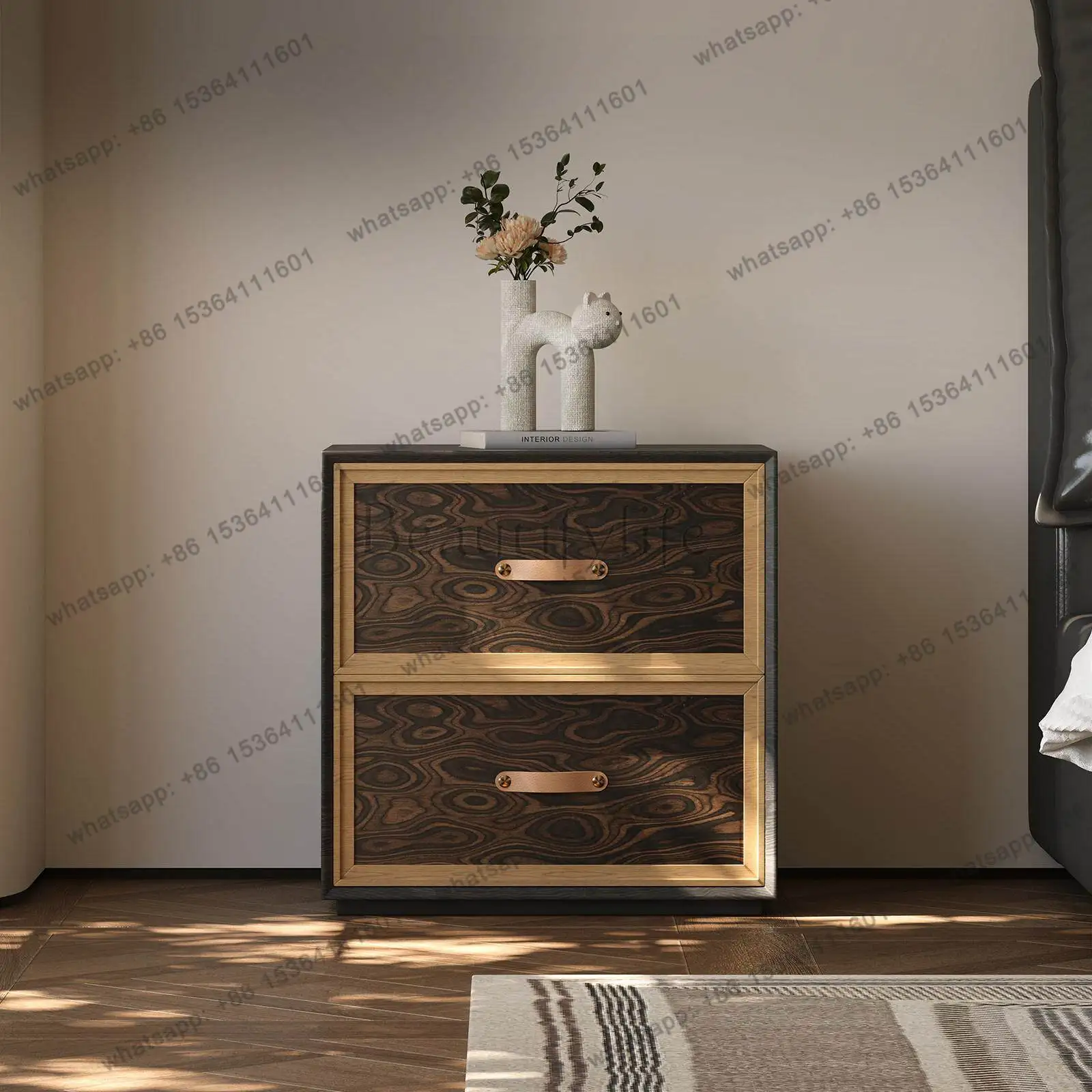 

Retro style solid wood card door cabinet, TV combination cabinet, living room against the wall