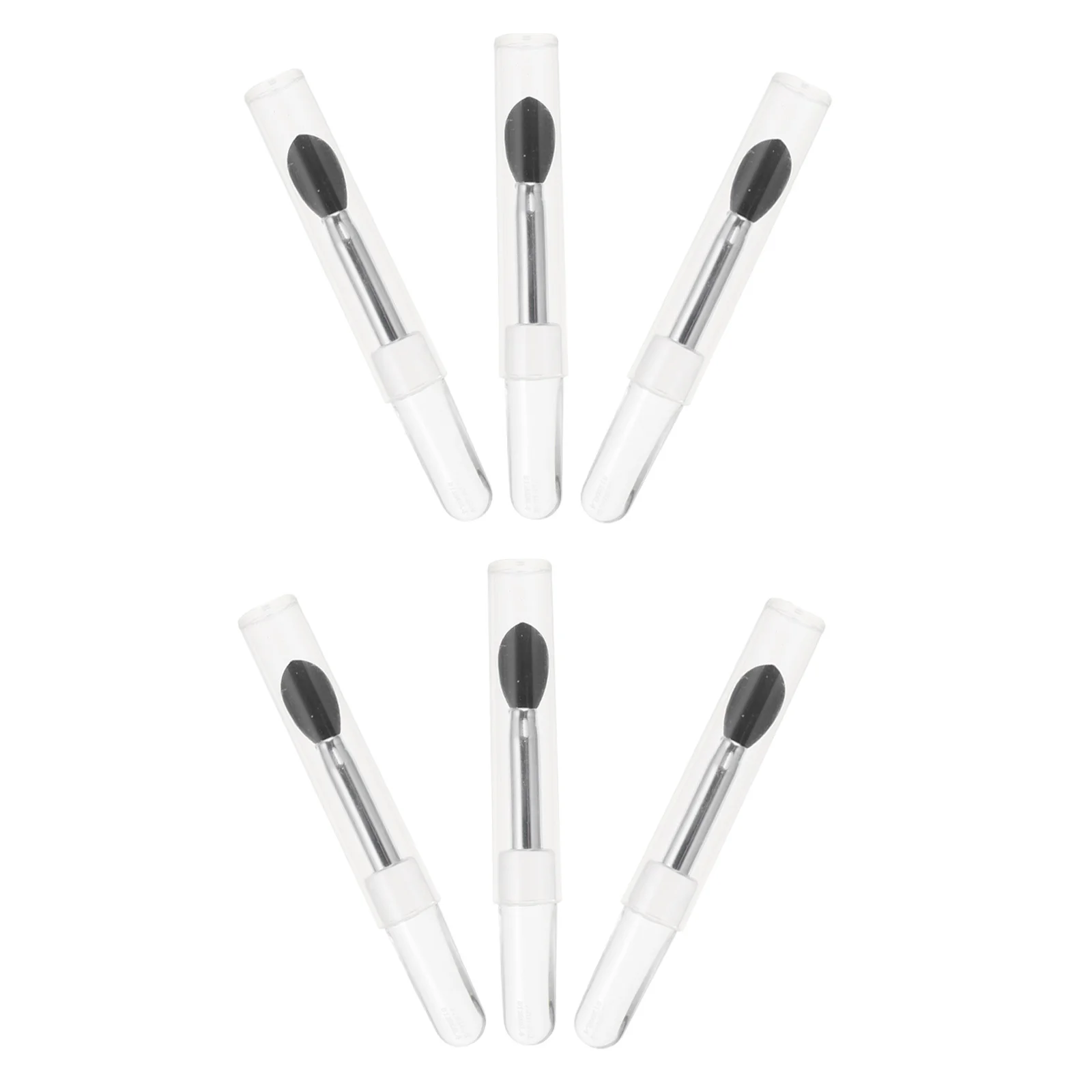 6Pcs Silikon Lippen Maske Pinsel Werkzeug Ultra-Weiche Make-Up Zubehör Tragbare Nicht-Slip Griff Lidschatten Applikator Lidschatten pinsel