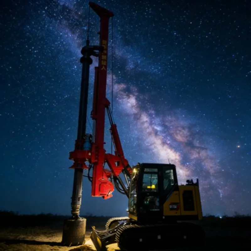 Crawler Hydraulic DTH Drilling Rig for Deep Water Well and Oil Exploration