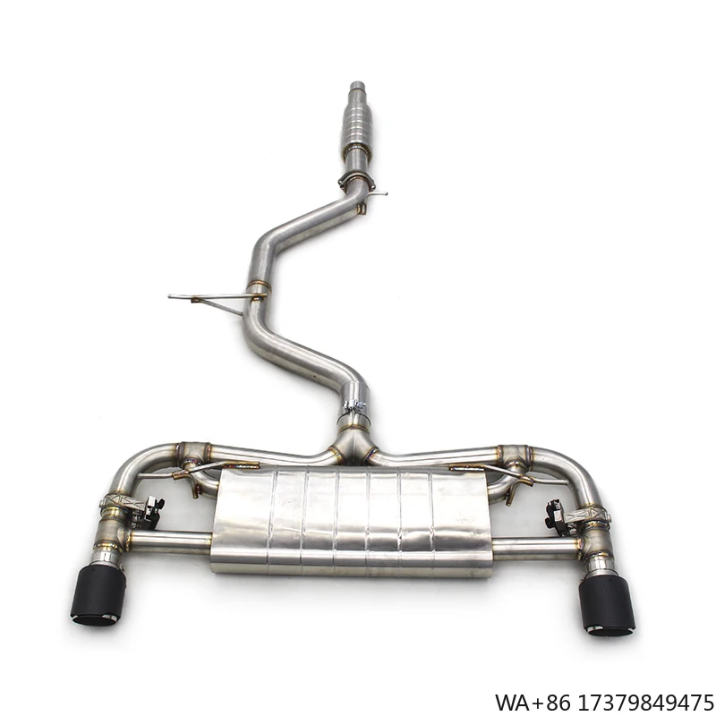

Deleville Car Exhaust System for VW Golf 7/MK7 GTI 2.0T 2012-2019 Stainless Steel Exhaust Pipes Escape Catback Exhaust
