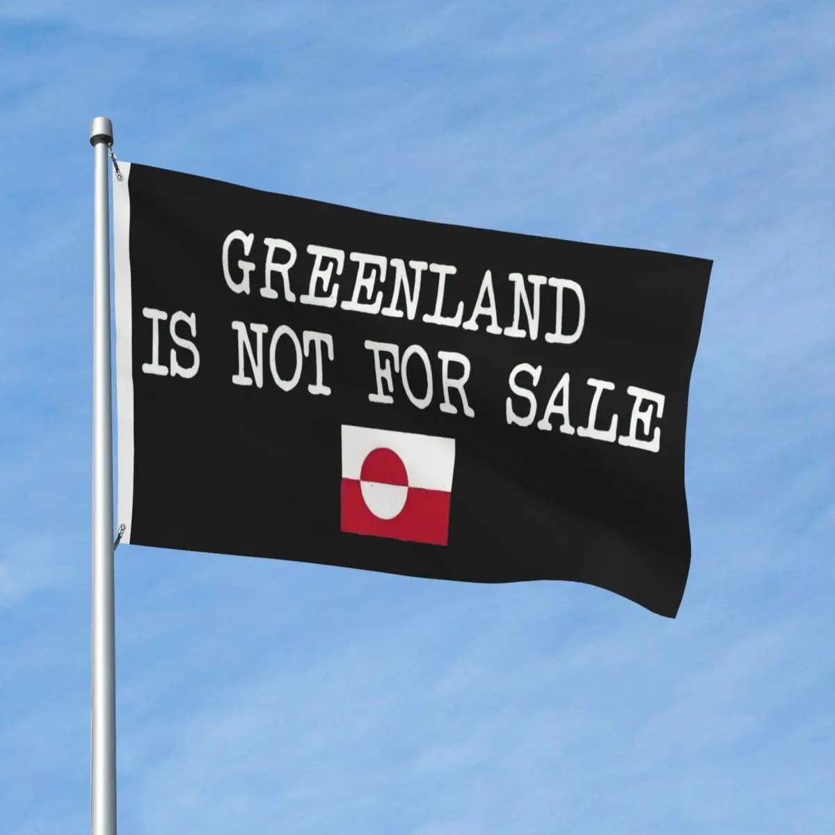 Greenland Is Not For Sale Flag Outdoor Banner 2 Grommets Decoration Double Sided 2x3 3x5 4x6 FT Flags