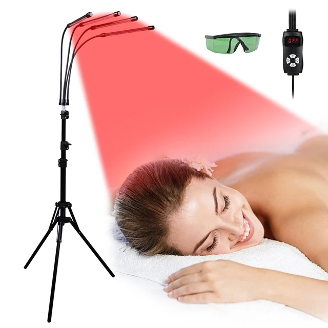 

Red Light Therapy lamp 660nm 850nm Deep Red Light Therapy for Body Pain Relief and Face Care Infrared Light Therapy with stand