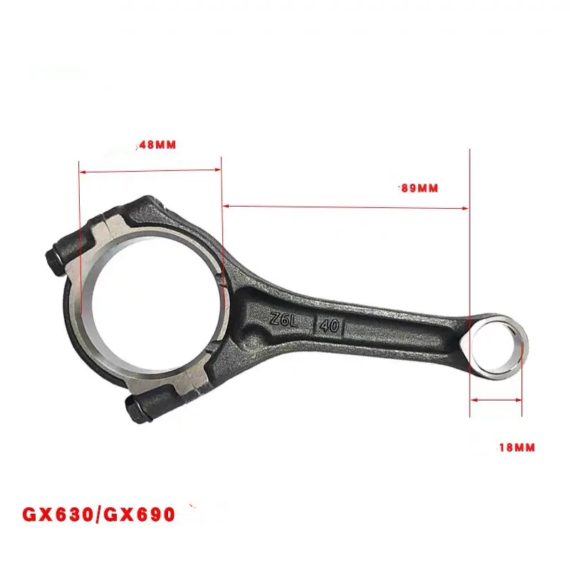 

Connecting Rod For Honda GX630 GX690 / GX 630 690 / 10KW 20KW Replacement parts of gasoline engine # 13210-Z6L-000