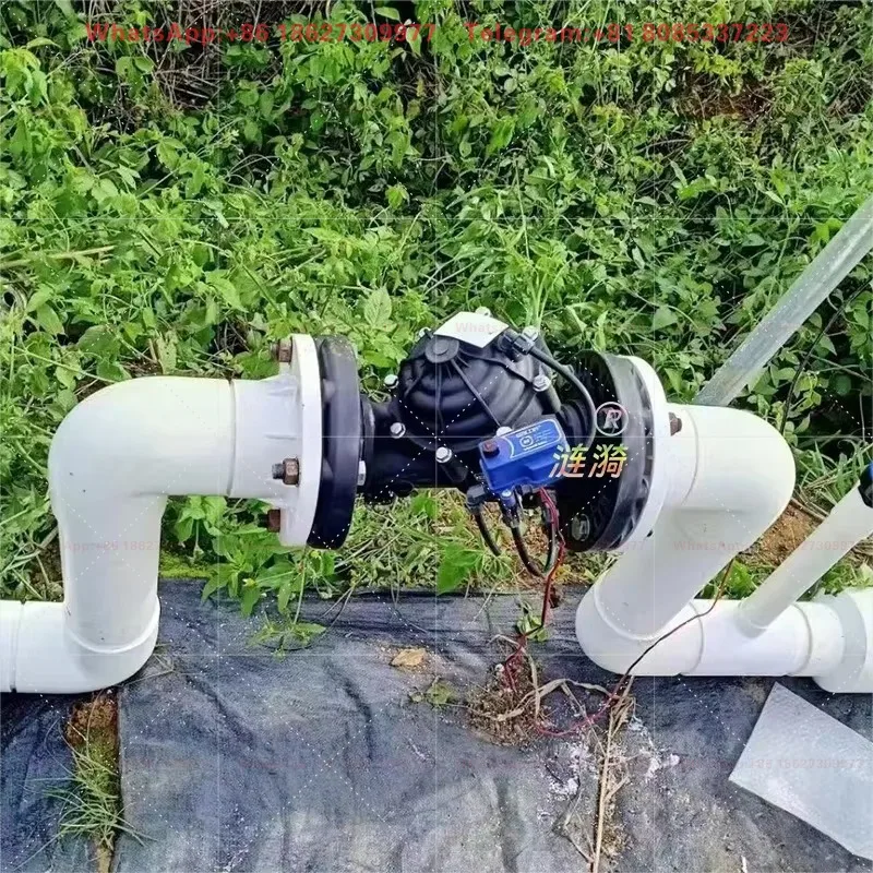 Agricultural Irrigation Solenoid Valve DC24V 2/3 Inch 63/75/90 Pressure Reducing Remote Control Valve