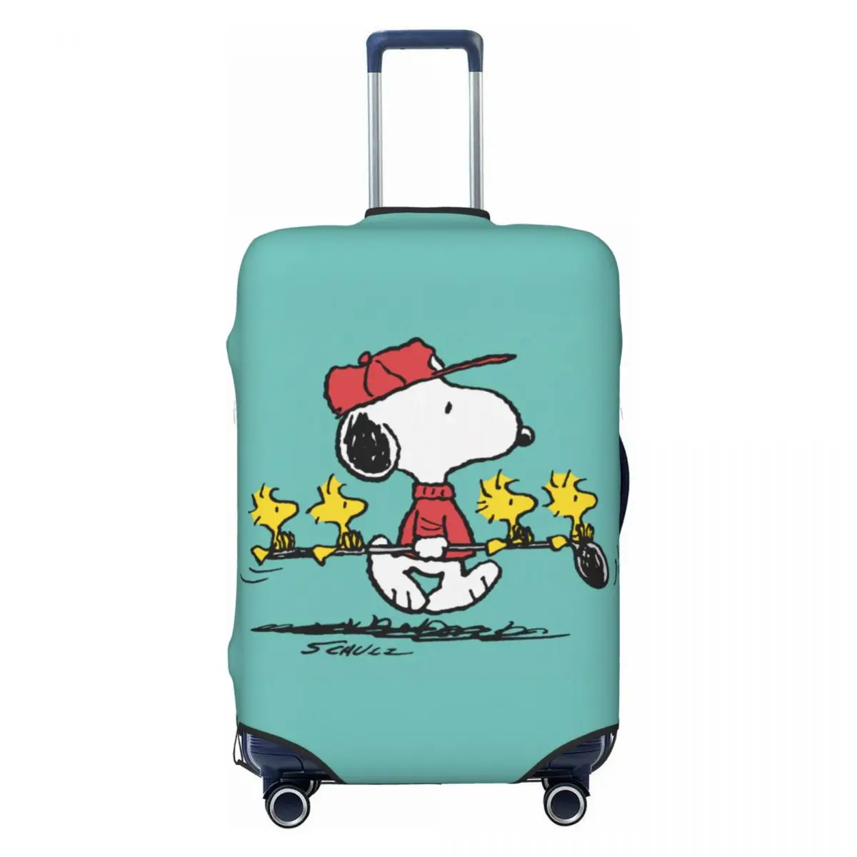 Custom Cute Cartoon Snoopy Suitcase Cover Elastic Luggage Protective Covers for 18-32 inch