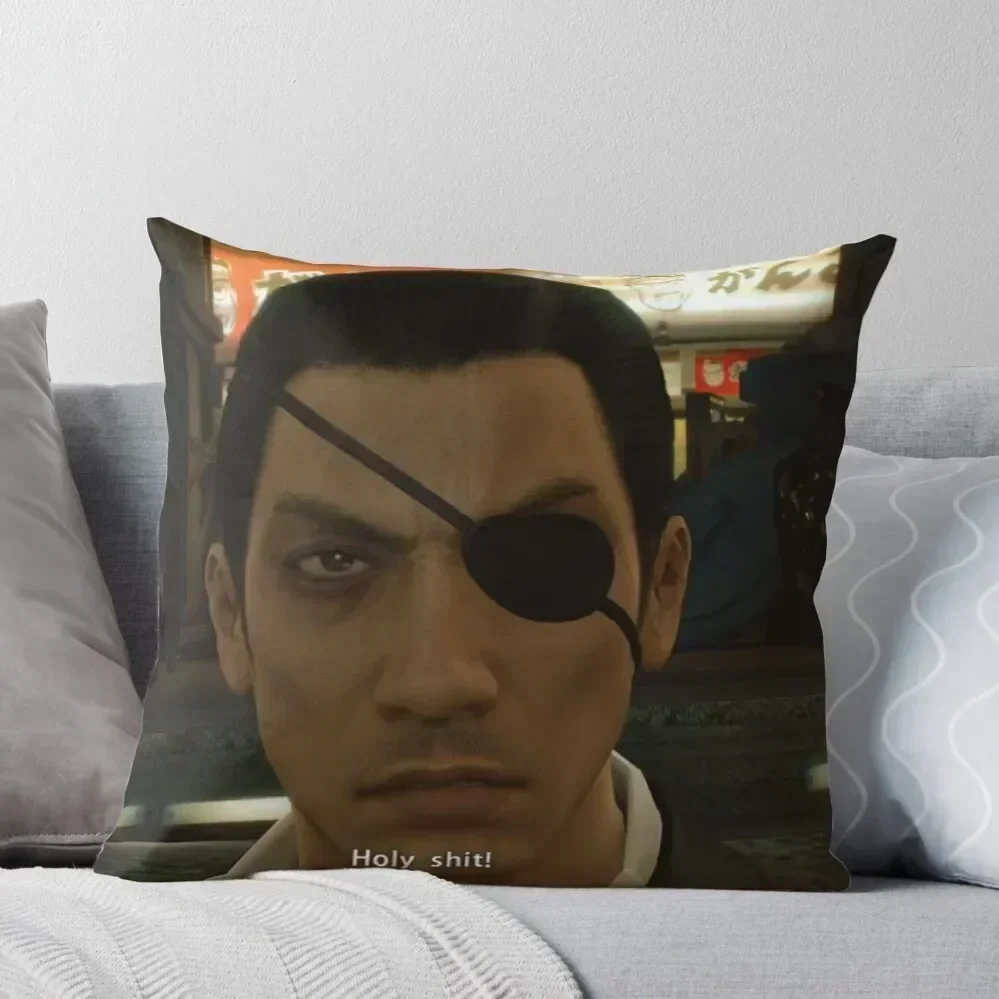 

Yakuza Majima Holy Sh*t Throw Pillow autumn pillowcase Decorative Sofa Cushion Decorative pillow case home decor items pillow