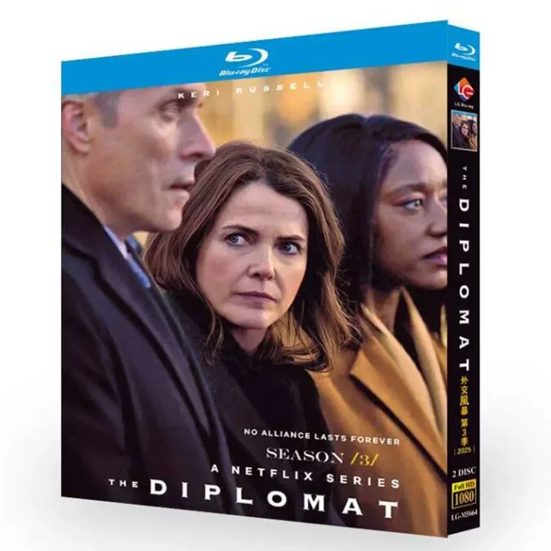 

BD Blu-ray American TV Series Diplomatic Storm Season 3 The Diplomat No 1 2 Disc Box