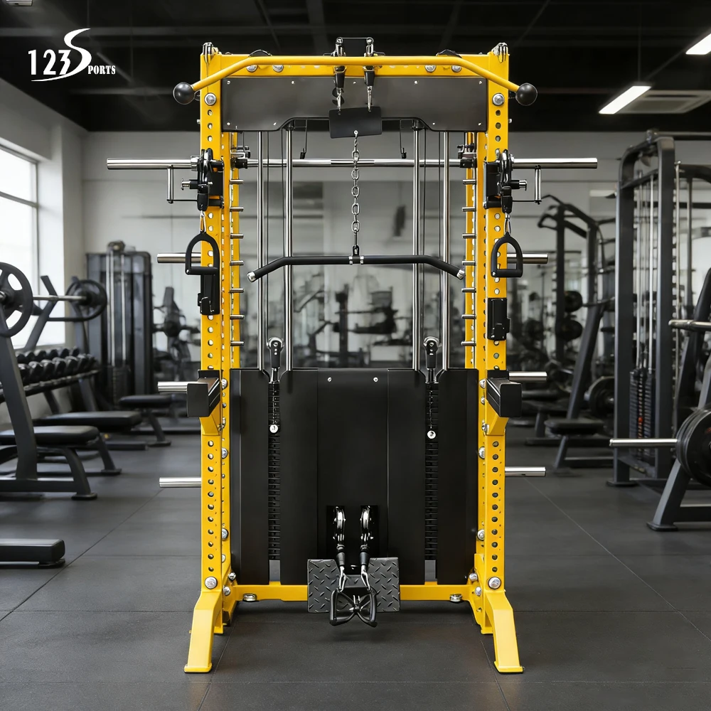 

Upgrades Multi Functional Cable Crossover Machine Fitness Equipment Bodybuilding Smith Machine For Full-Body Workouts