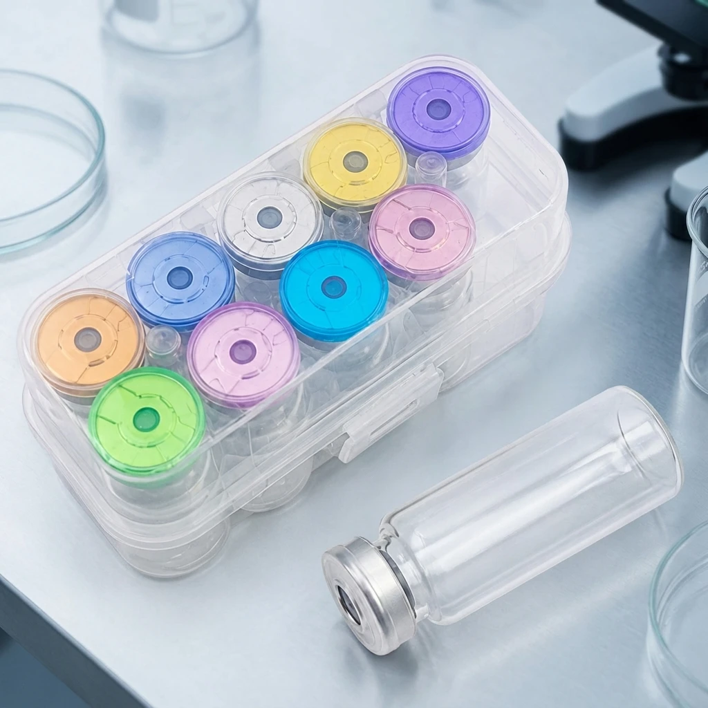 10 Pack Vial Storage Box HDPE Plastic Holder for Laboratory Vaccine Pharmacy Use Impact Resistant Durable Organizers