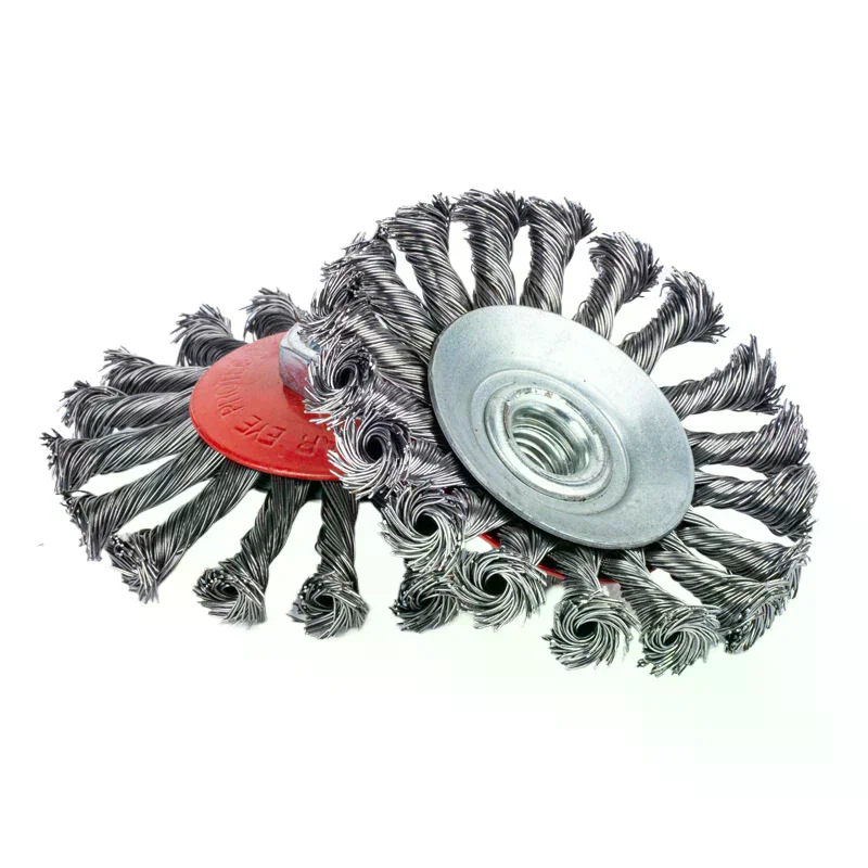 75/100mm M14 Steel Wire Cup Brush Powerful Paint Removal Rotary Tool Twisted Steel Wire Wheel Abrasive For Angle Grinder Debu