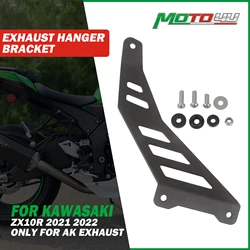 For Kawasaki ZX-10R ZX10R ZX 10R 2021 2022 Exhaust Aluminium Hanger Bracket Motorcycle Exhaust Mounting Accessories Modification