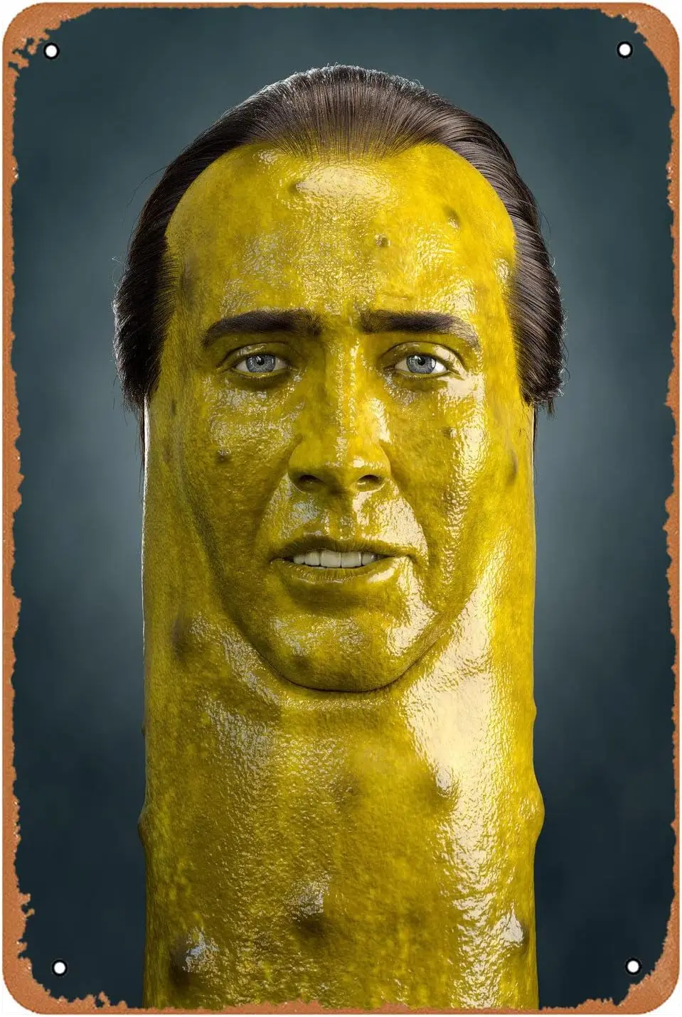 1p,MUZUPUTS PICOLAS CAGE HD Metal tin poster Vintage Wall Metal logo