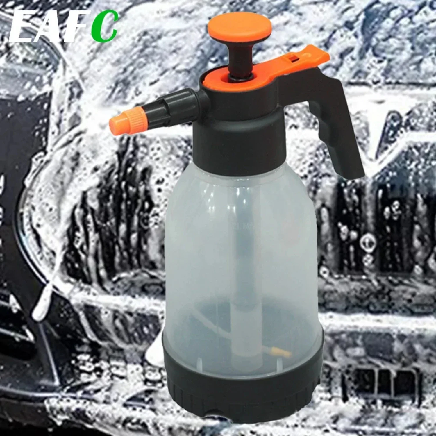 

Efficient high-capacity handheld foam wash can for gardening and cleaning tasks. Portable and versatile 1.2L air pressure spraye