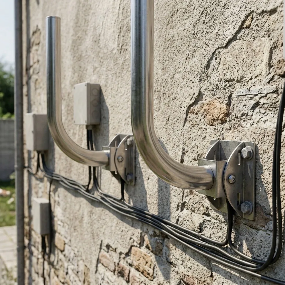 Outdoor For Antenna Mounting Bracket Kit for Wireless Devices Including For Antennas Security Cameras and WiFi Points