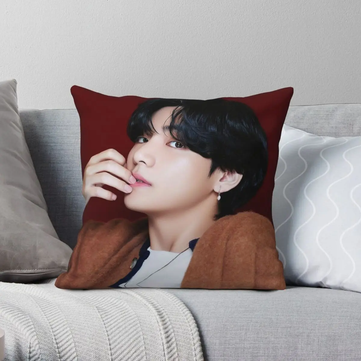 Be Concept фото 뷔 ᅱ квадратная наволочка полиэстер Лен бархат креативный на молнии Декор Чехлы на подушки для дома