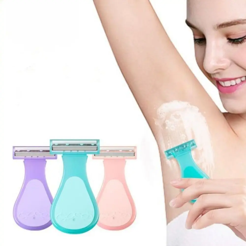 

Replaceable Triangle Hair Remover Manual Shaving Hair Removal Tool Leg Hair Trimmer Leg Hair Remove Underarm Razor