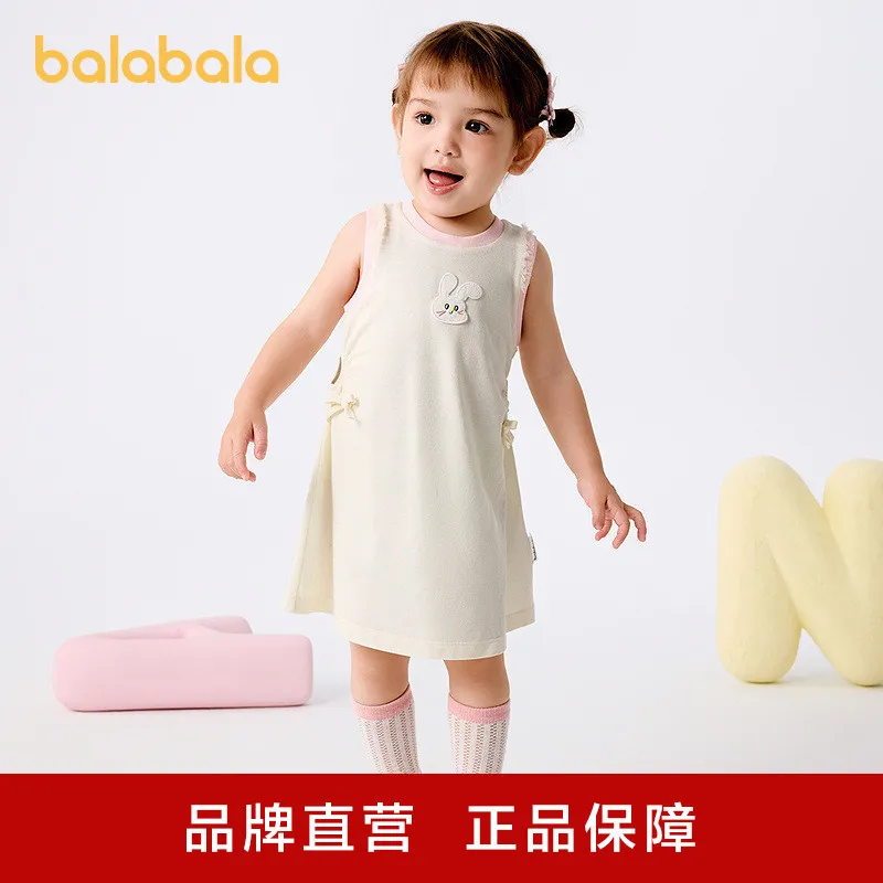 Balabala girls' dress baby skirtPoloNew summer dress, stylish, fashionable, and sweet