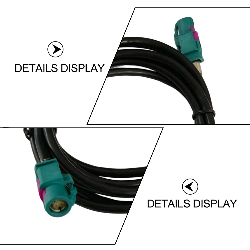Automotive 4-Core 4 Pin For Fakra Z LVDS Adapter Wiring Harness Cable 180CM for Vehicle Entertainment Systems and LVDS Cameras