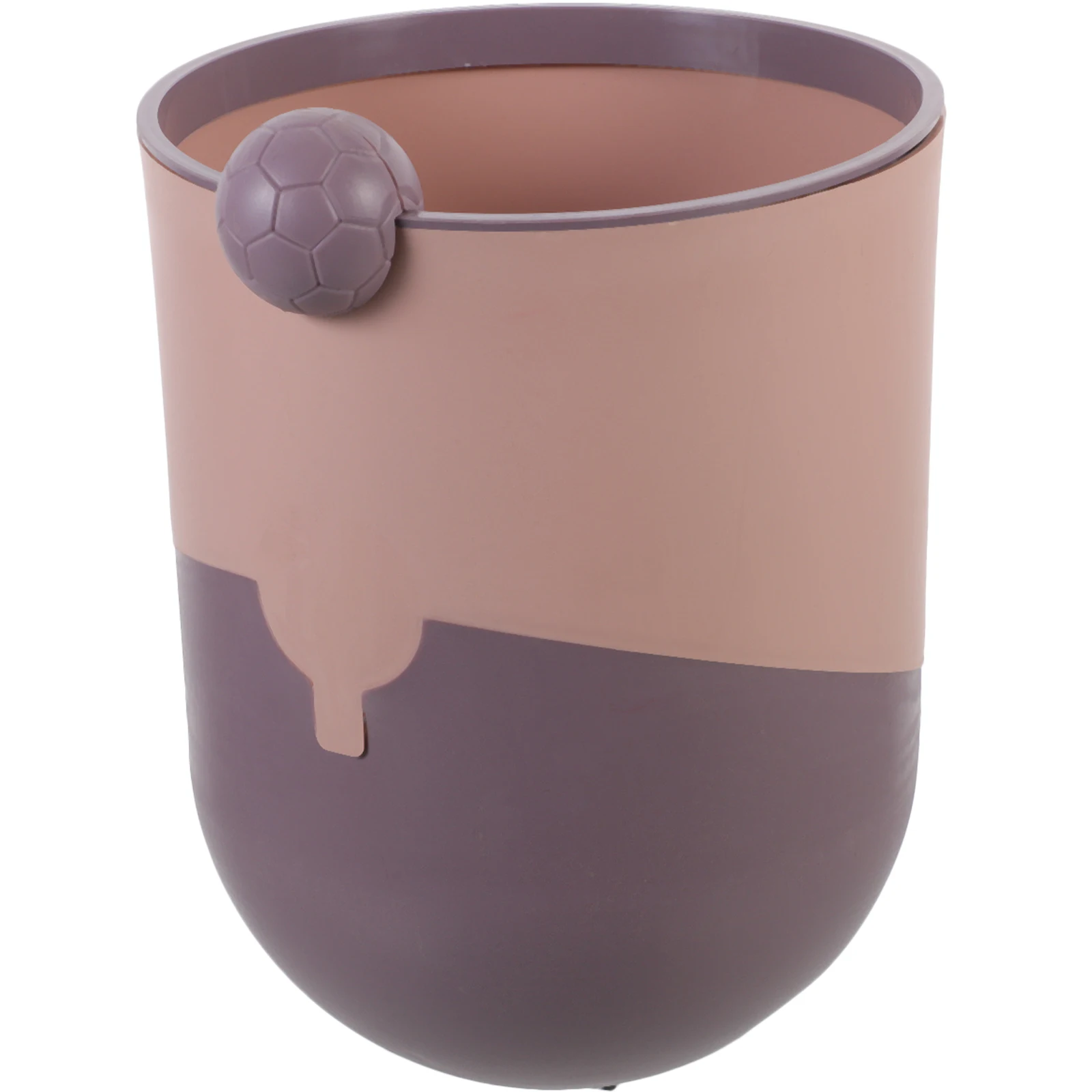 

Small Trash Cans Nordic Style Household Wastebasket Cute for Bedroom Creative Adorable Cartoon Office