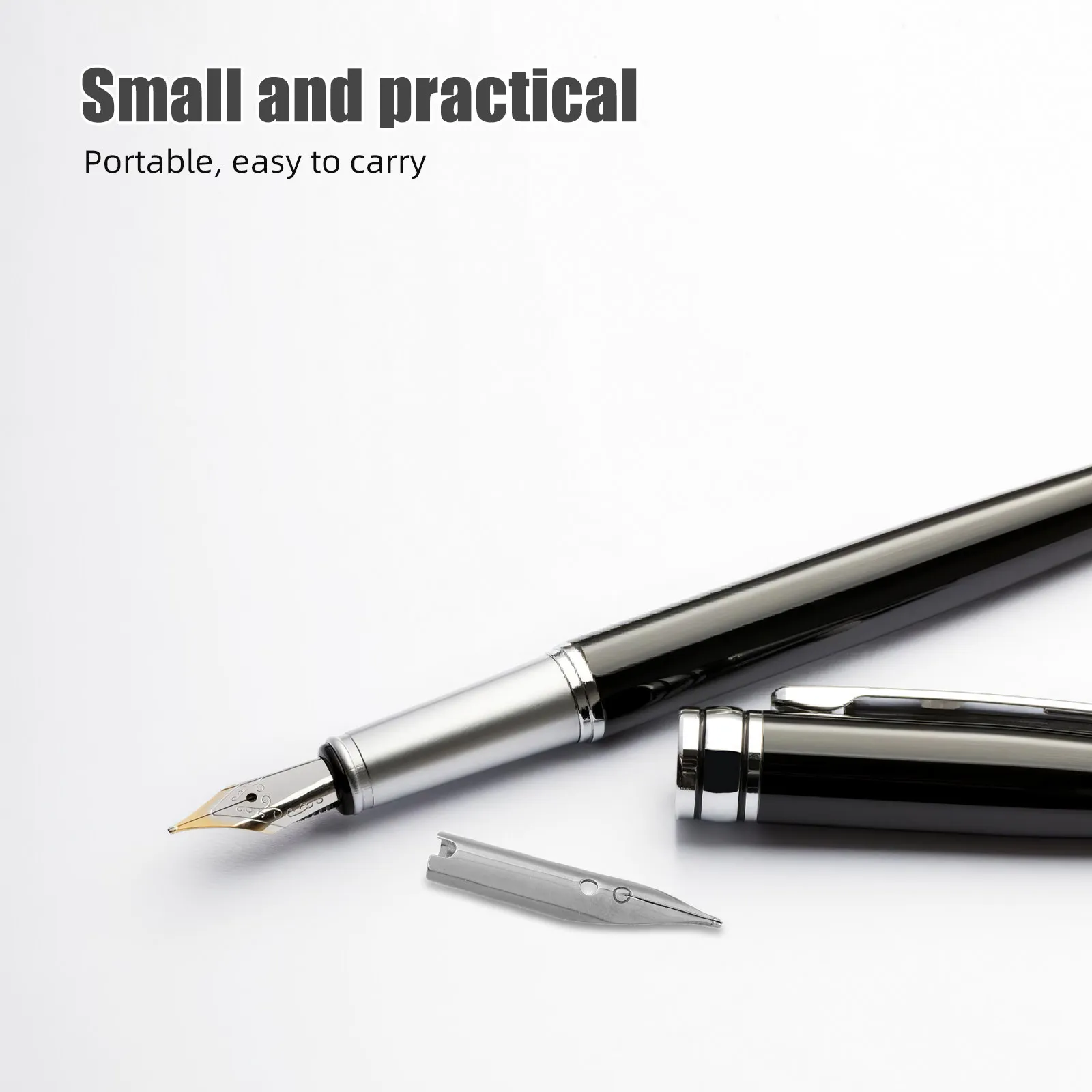 Metal Dip Pen Nibs 40 Pack Fine Point Replacement Tips for Calligraphy Drawing Writing Signing Study