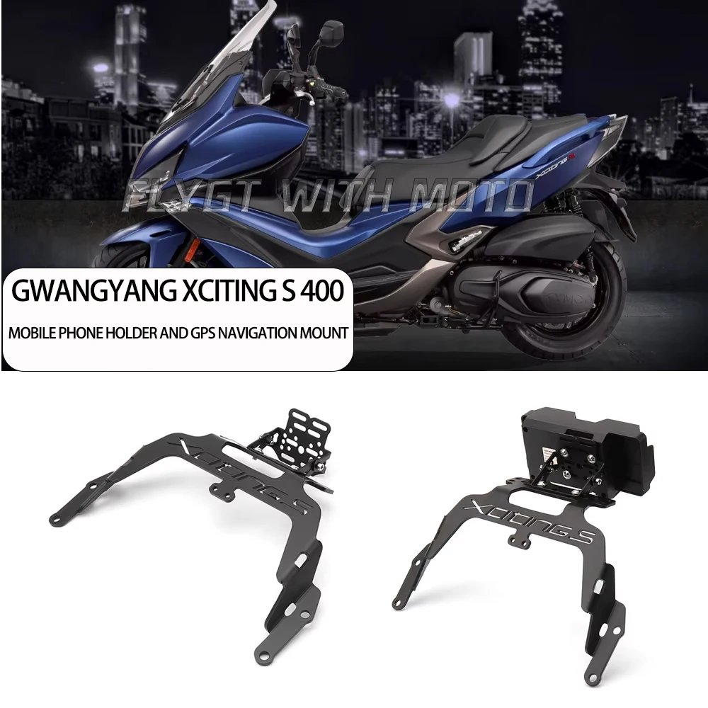 Para Kymco Xciting S 400 XCITING S400 nuevos accesorios de motocicleta soporte de teléfono soporte de navegación GPS